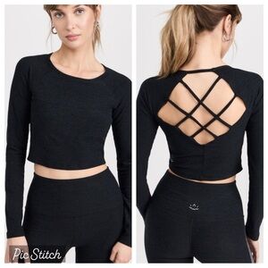 Beyond Yoga Spacedye Enlighten Cropped Pullover